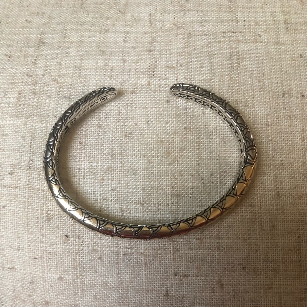 John Hardy silver and gold bracelet